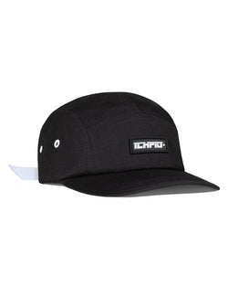 ICHPIG Strike Rip Stop 5 Panel Hat - Black