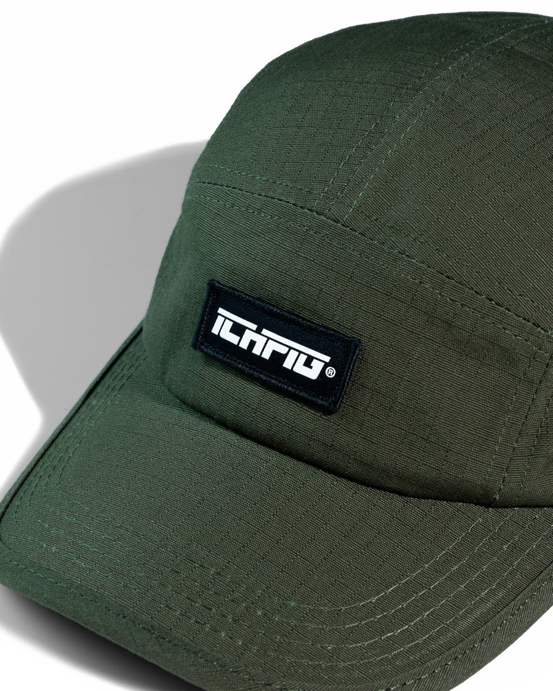 ICHPIG Strike Rip Stop 5 Panel Hat - Olive