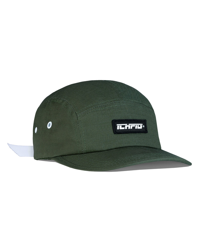 ICHPIG Strike Rip Stop 5 Panel Hat - Olive