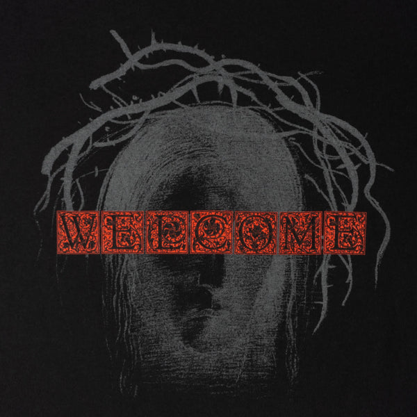 Welcome Redacted Garment-Dyed Boxy Tee - Black