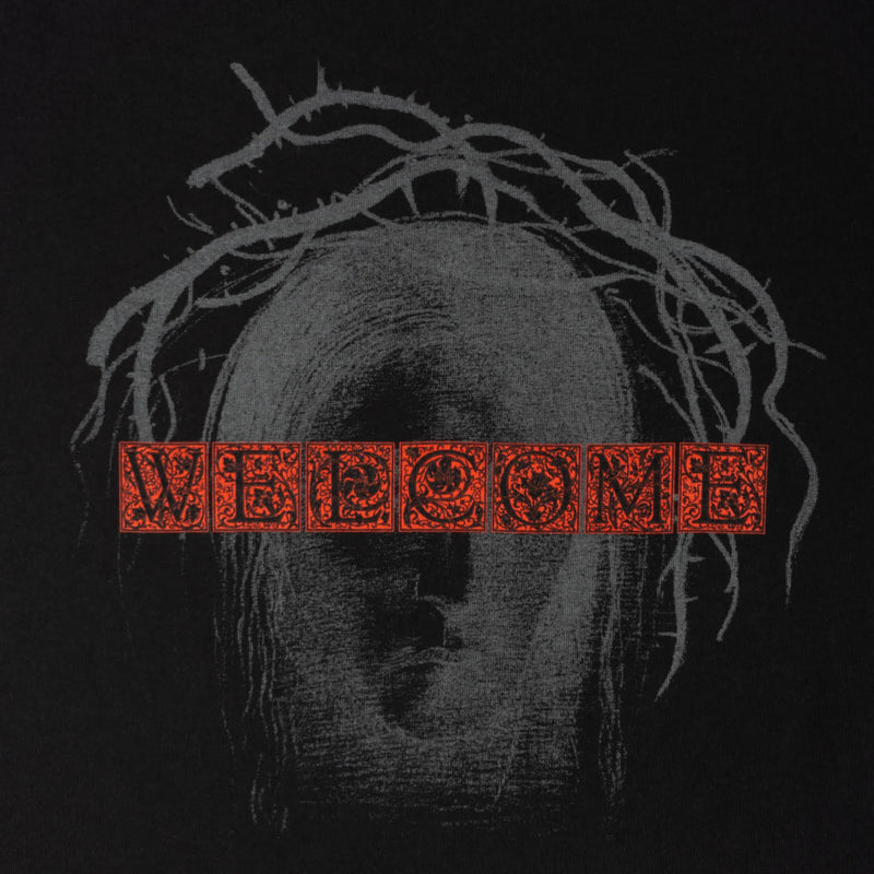 Welcome Redacted Garment-Dyed Boxy Tee - Black
