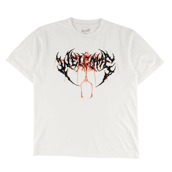 Welcome Echo Garment-Dyed Boxy Tee - White