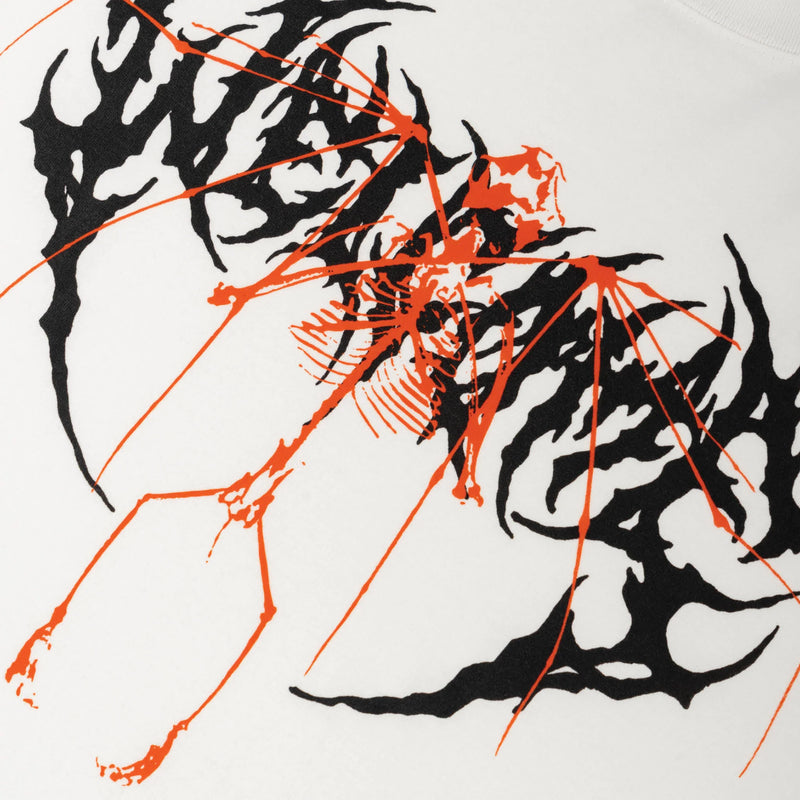 Welcome Echo Garment-Dyed Boxy Tee - White