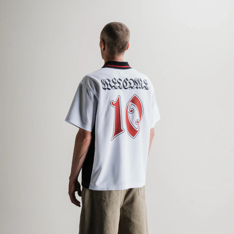 Welcome Angel Soccer Jersey - White