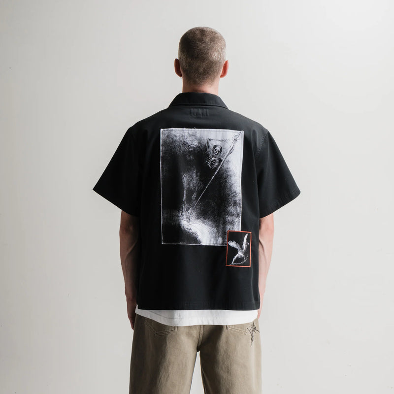 Welcome Dark Age Twill Work Shirt With Patches