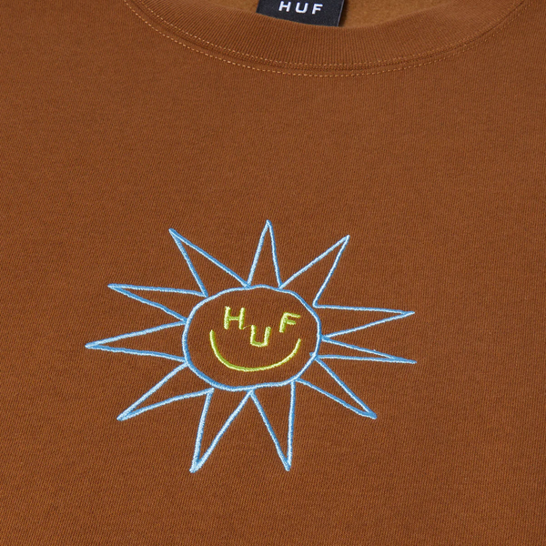HUF Sun Guy Crewneck - Rubber