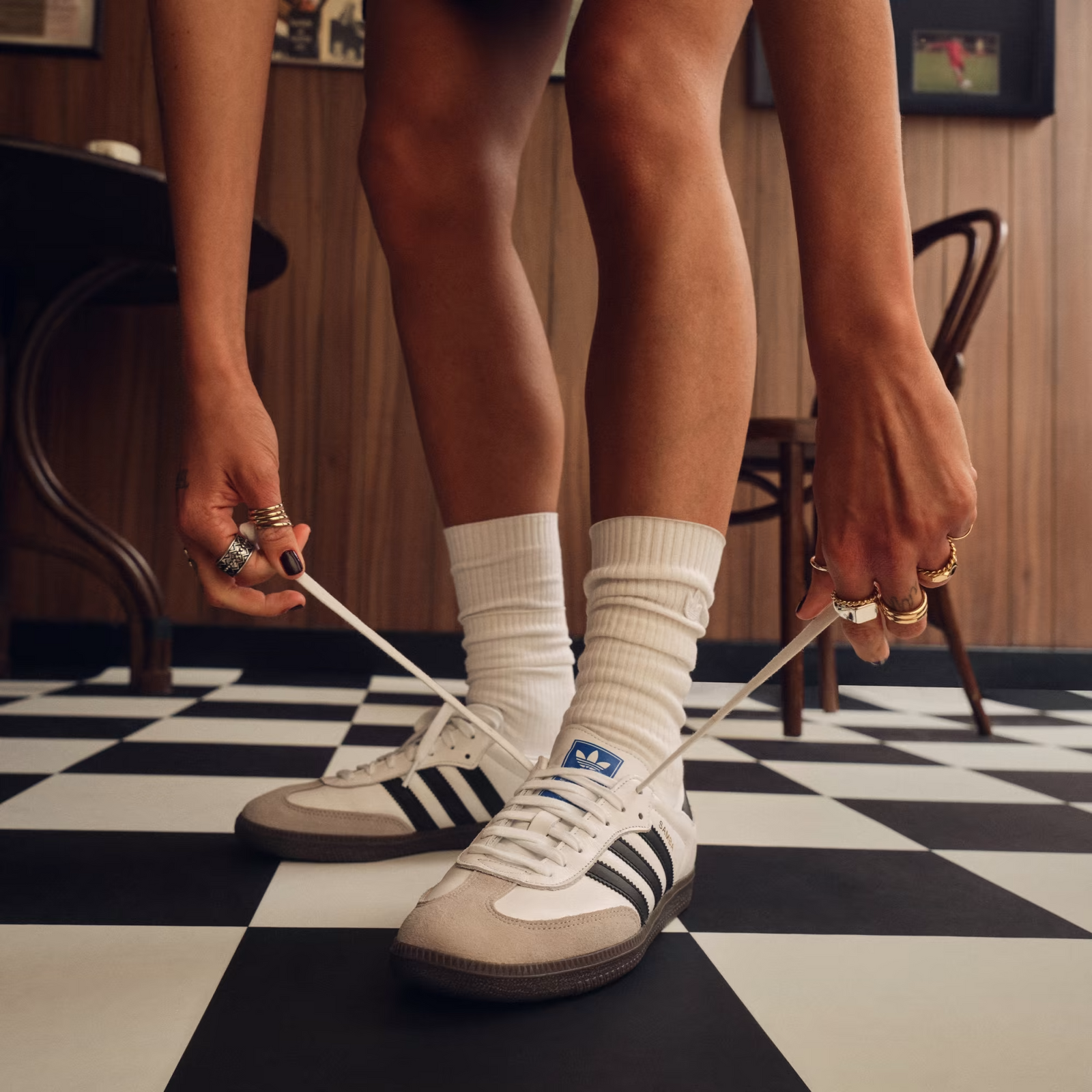 Adidas Samba ADV - White / Black / Gum  Evolve Skate Store