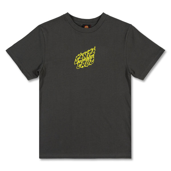 Santa Cruz Crossbone Dot Youth Tee - Onyx