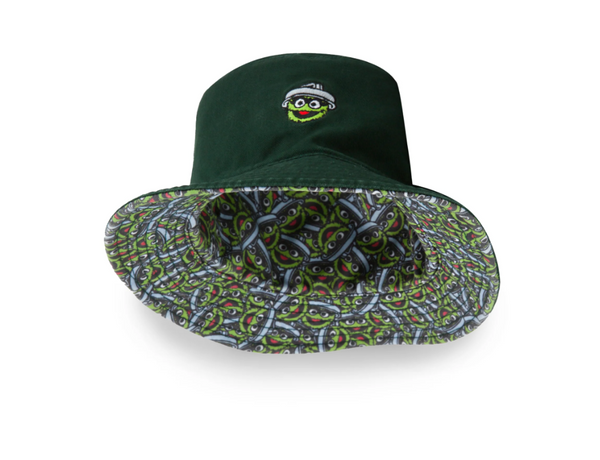 American Needle Sesame Street Oscar The Grouch Reversible Bucket Hat