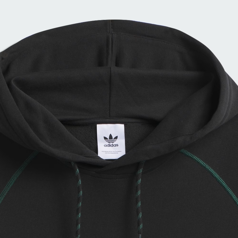 Adidas Shmoofoil Featherweight Hoodie - Black / Dark Green Adidas Shmoofoil Featherweight Hoodie - Black / Dark Green