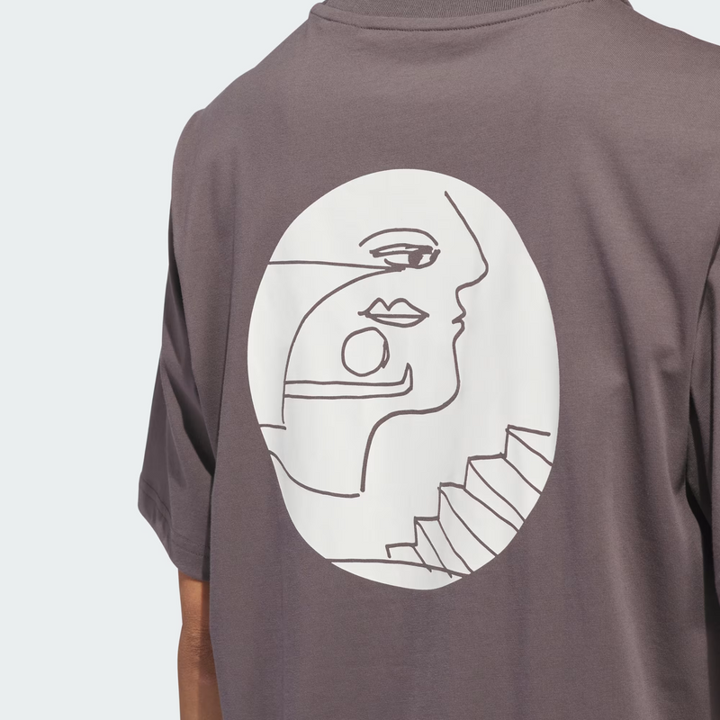 Adidas Shmoofoil Overseer Tee - Charcoal/White
