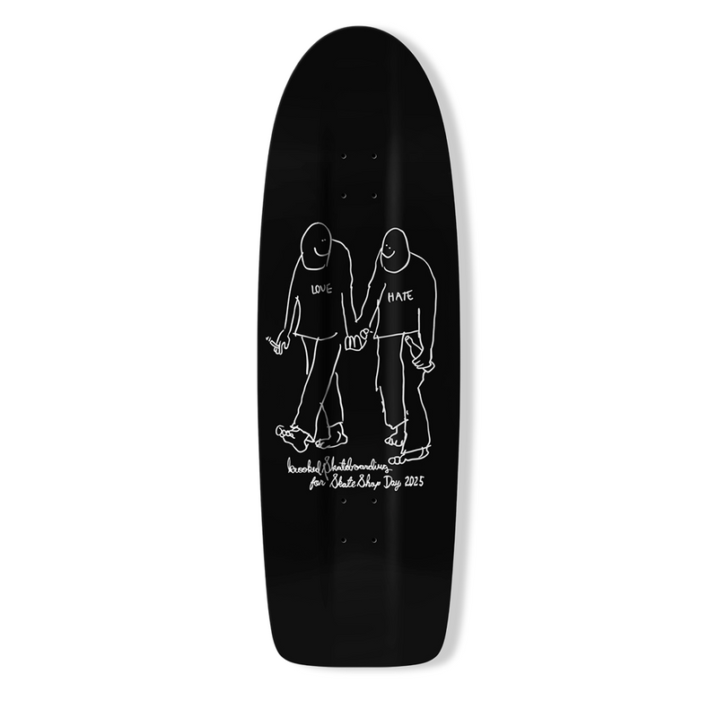 Skate Shop Day Krooked Gonz Love and Hate Beamer 10.75" - Set of Two