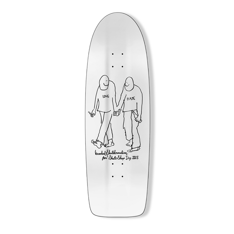 Skate Shop Day Krooked Gonz Love and Hate Beamer 10.75" - Set of Two