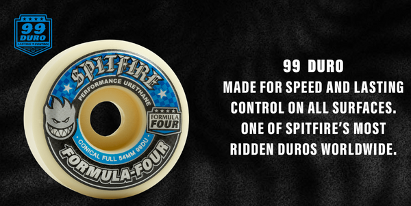 Spitfire Formula Four 99a Lock-In Skateboard Wheel