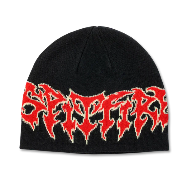 Spitfire Demon Script Beanie - Black / Red – Evolve Skate Store