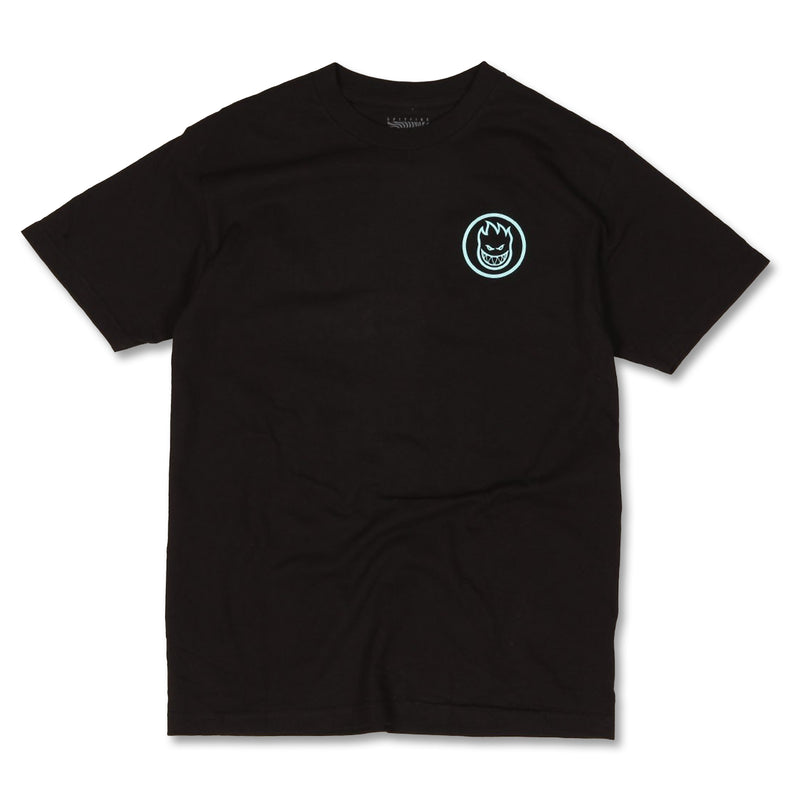 Spitfire Radioactive Classic Swirl Tee - Black
