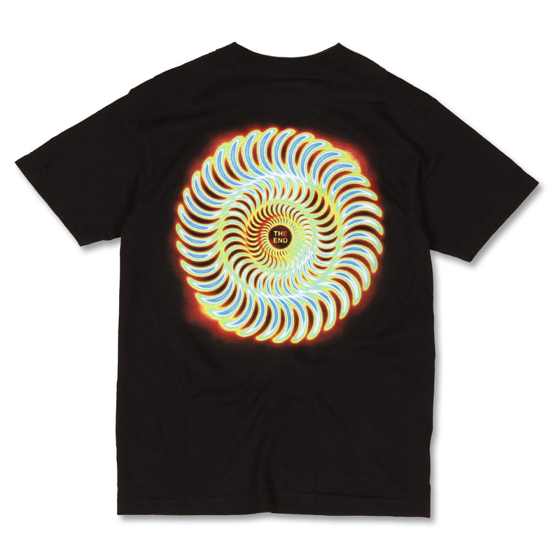 Spitfire Radioactive Classic Swirl Tee - Black