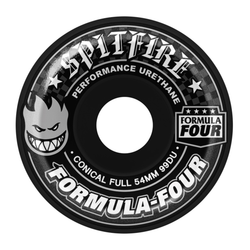 Spitfire Formula Four 99D Conical 54mm Skateboard Wheels - Black
