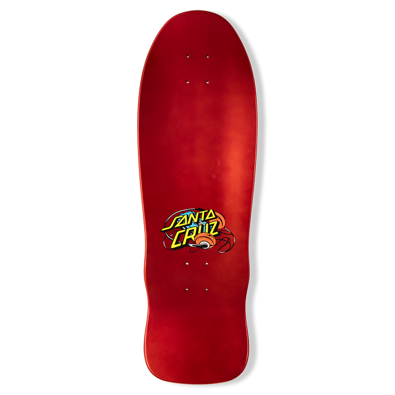 Santa Cruz x Stranger Things Grabke Max Melting Clock Skateboard Deck