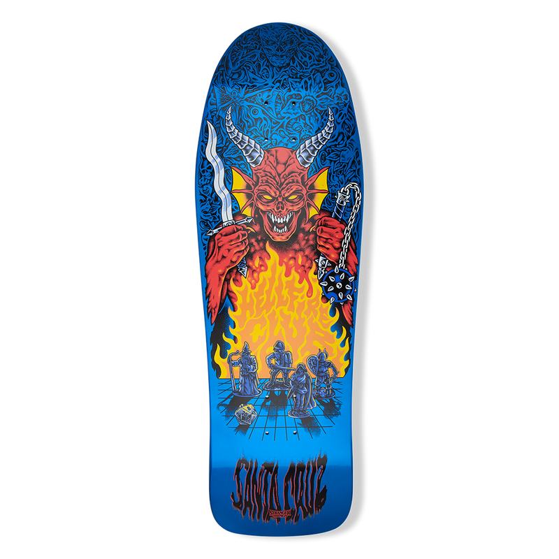 Santa Cruz x Stranger Things Knox Hellfire Pit Skateboard Deck