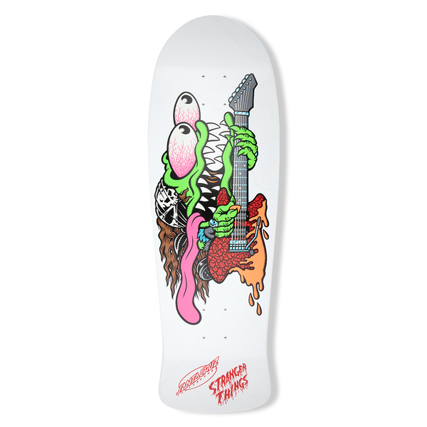 Santa Cruz x Stranger Things Meek Slasher Eddie Reveal Skateboard Deck