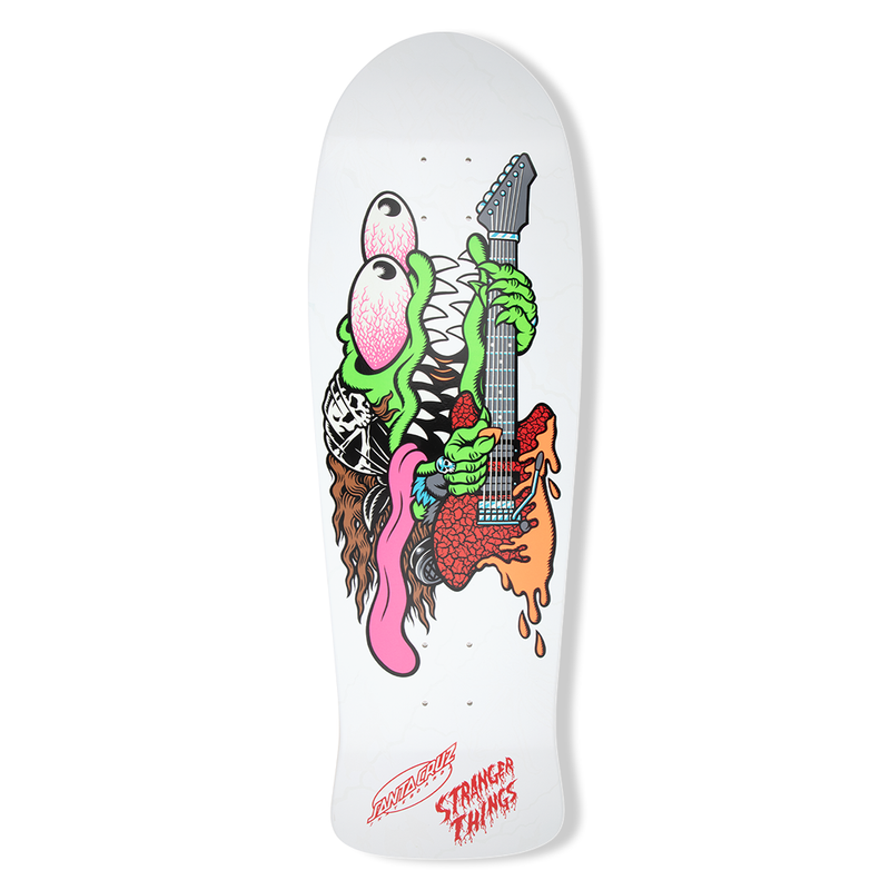 Santa Cruz x Stranger Things Meek Slasher Eddie Reveal Skateboard Deck