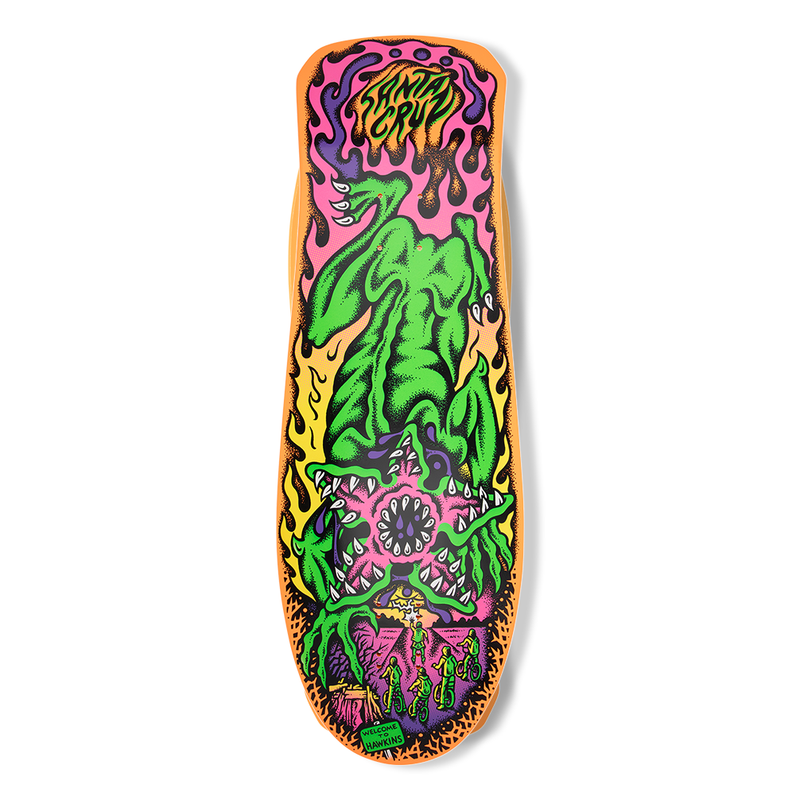 Santa Cruz x Stranger Things Salba Demogorgon Skateboard Deck