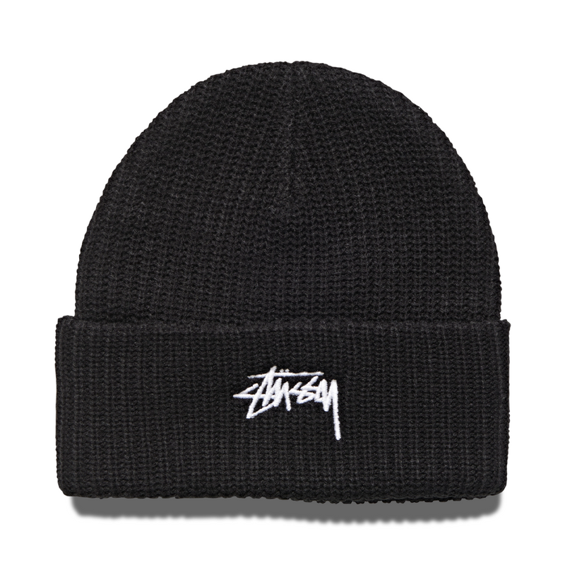 Stussy Stock Beanie Cuff - Black