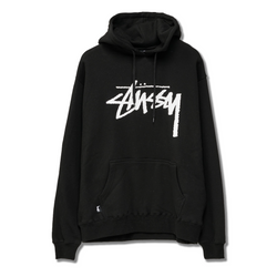Stussy Solid Big Stock Hood - Black