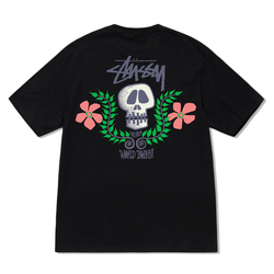 Stussy Skull Crest Heavy Weight Tee - Pigment Black