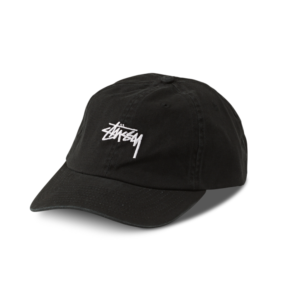 Stussy Stock Low Pro Cap - Black – Evolve Skate Store