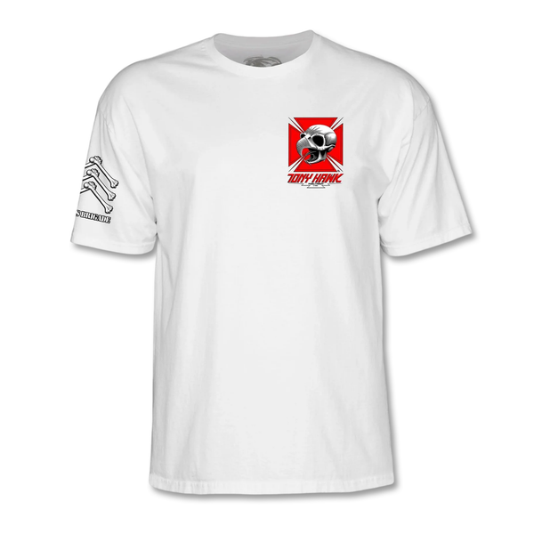 Powell Peralta Bones Brigade Tony Hawk Tee - White – Evolve Skate