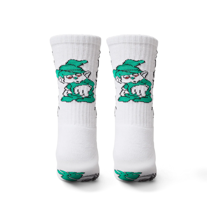 HUF Trip Crew Socks - White