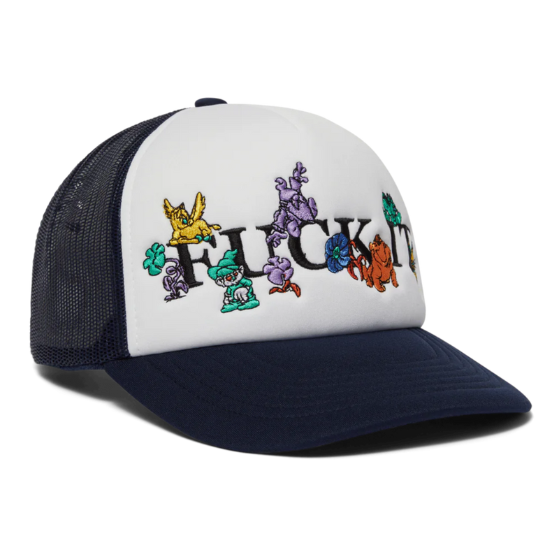 HUF Trip Snapback Trucker Hat - Defender Blue