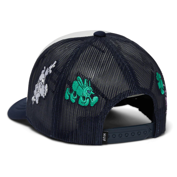 HUF Trip Snapback Trucker Hat - Defender Blue