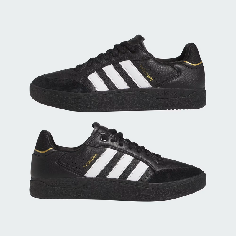 Adidas Tyshawn Low - Black / White / Gold