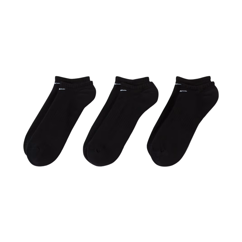Nike No Show Training Ankle Socks 3pk - Black