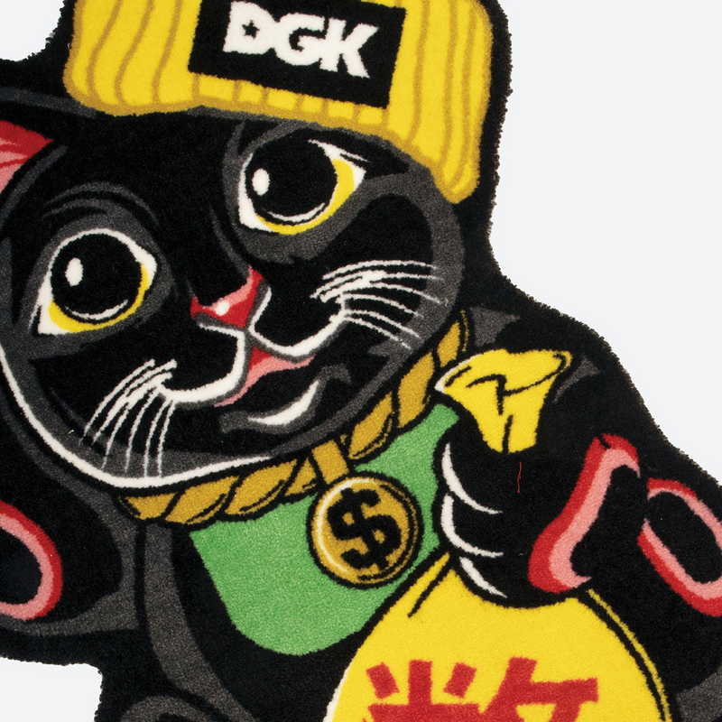 DGK Lucky Cat Rug - Black