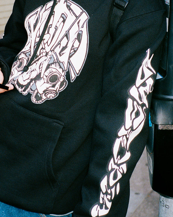 GX1000 Dystopia Hoodie - Black