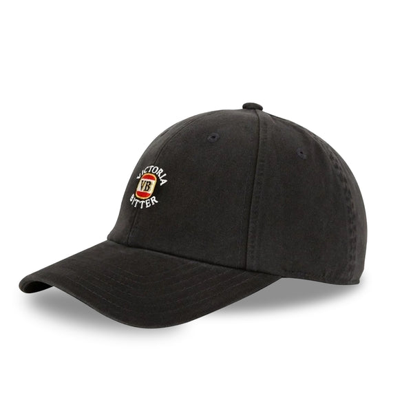 Victorian Bitter Micro Raglan Wash Ball Park Cap - Black