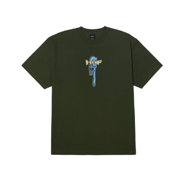 HUF Vise Tee - Hunter Green