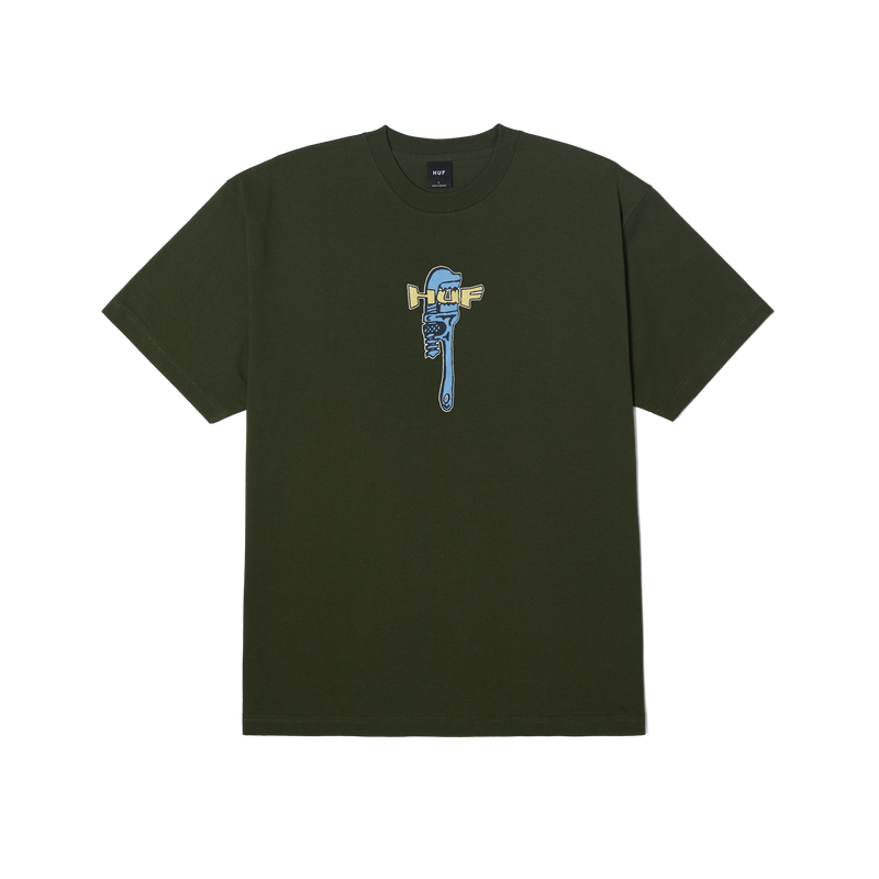 HUF Vise Tee - Hunter Green