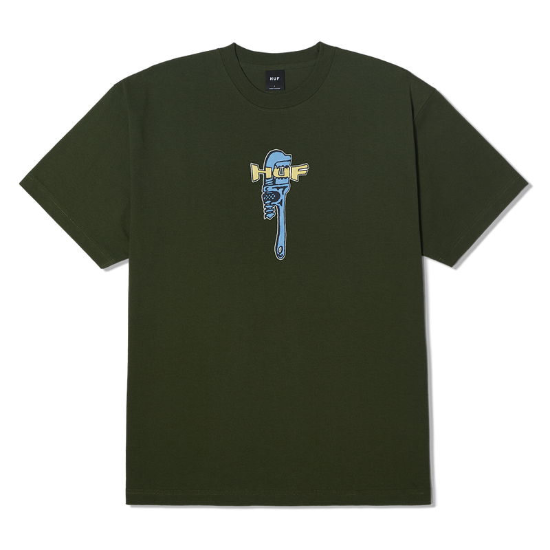 HUF Vise Tee - Hunter Green