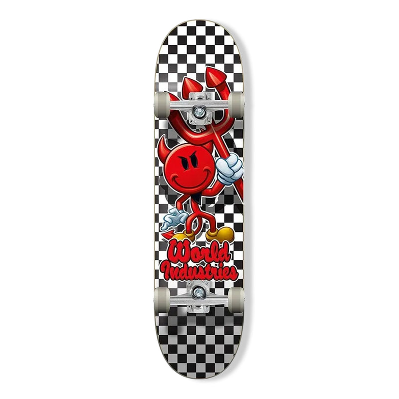 World Industries Devilman Checker Complete Skateboard - 8.0"