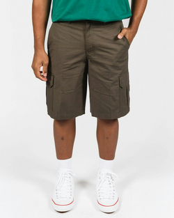 Dickies 13" Loose Fit Ripstop Cargo Shorts - Rinsed Moss