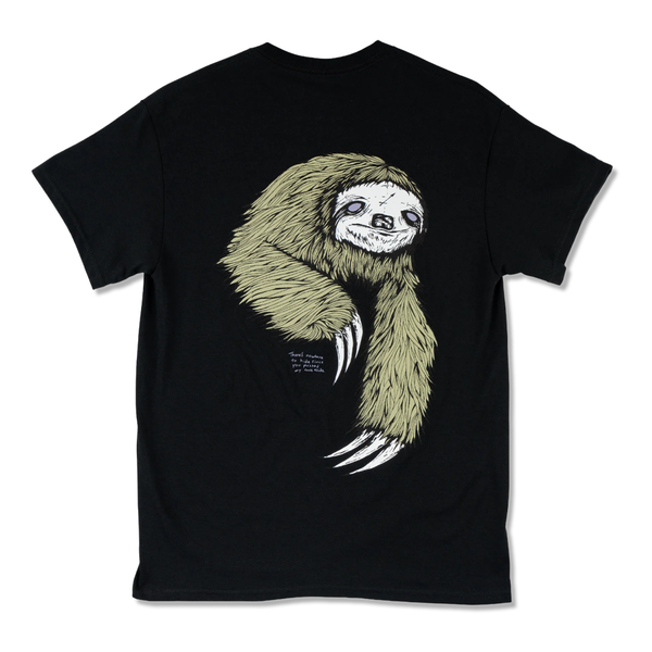 Welcome Sloth Tee - Black