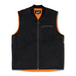 Welcome Splinter Enzyme Washed Canvas Zip Vest