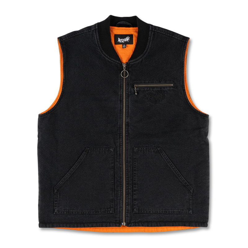 Welcome Splinter Enzyme Washed Canvas Zip Vest