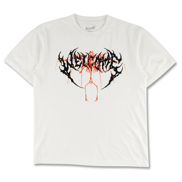Welcome Echo Garment-Dyed Boxy Tee - White