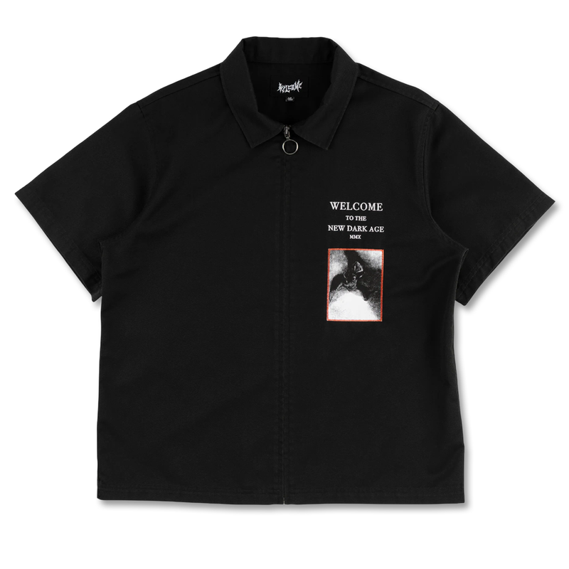 Welcome Dark Age Twill Work Shirt With Patches